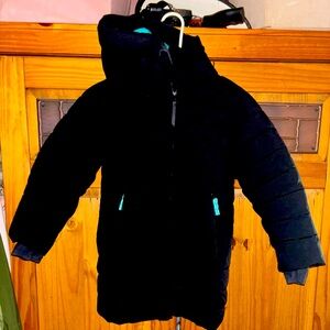 Puffer coat knee length